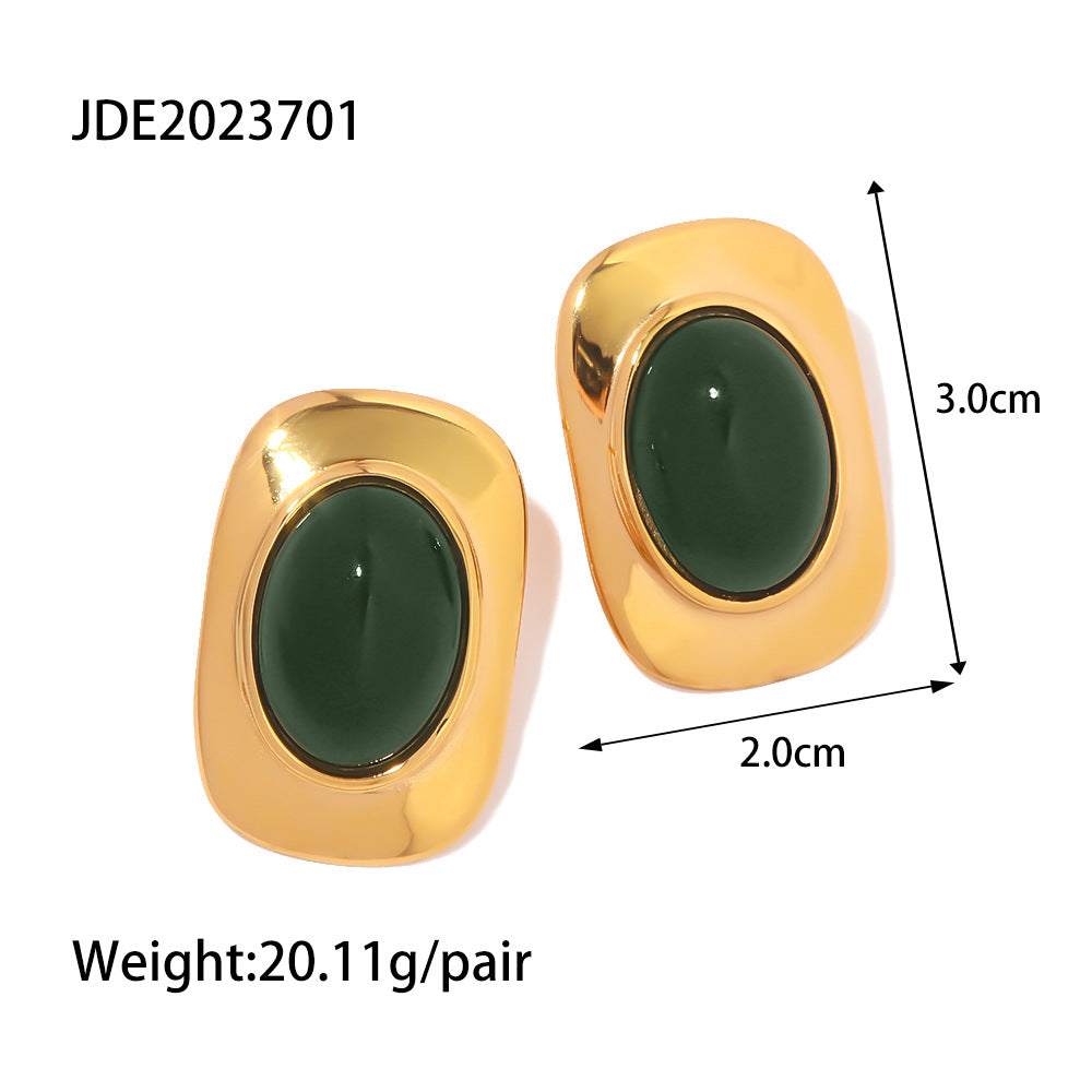 Jewelry Gold Retro Affordable Luxury High-grade Earrings