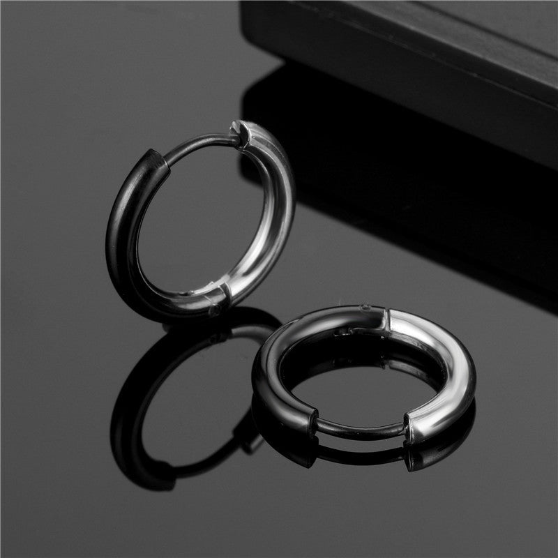 Titanium Steel Stainless Coil Personality Fashion Rings