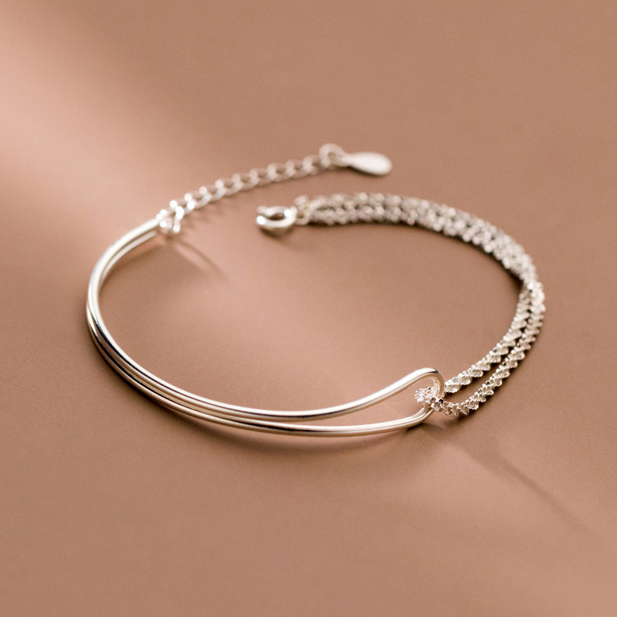 Women's Korean Style Elbow Starry Asymmetric Temperament Bracelets