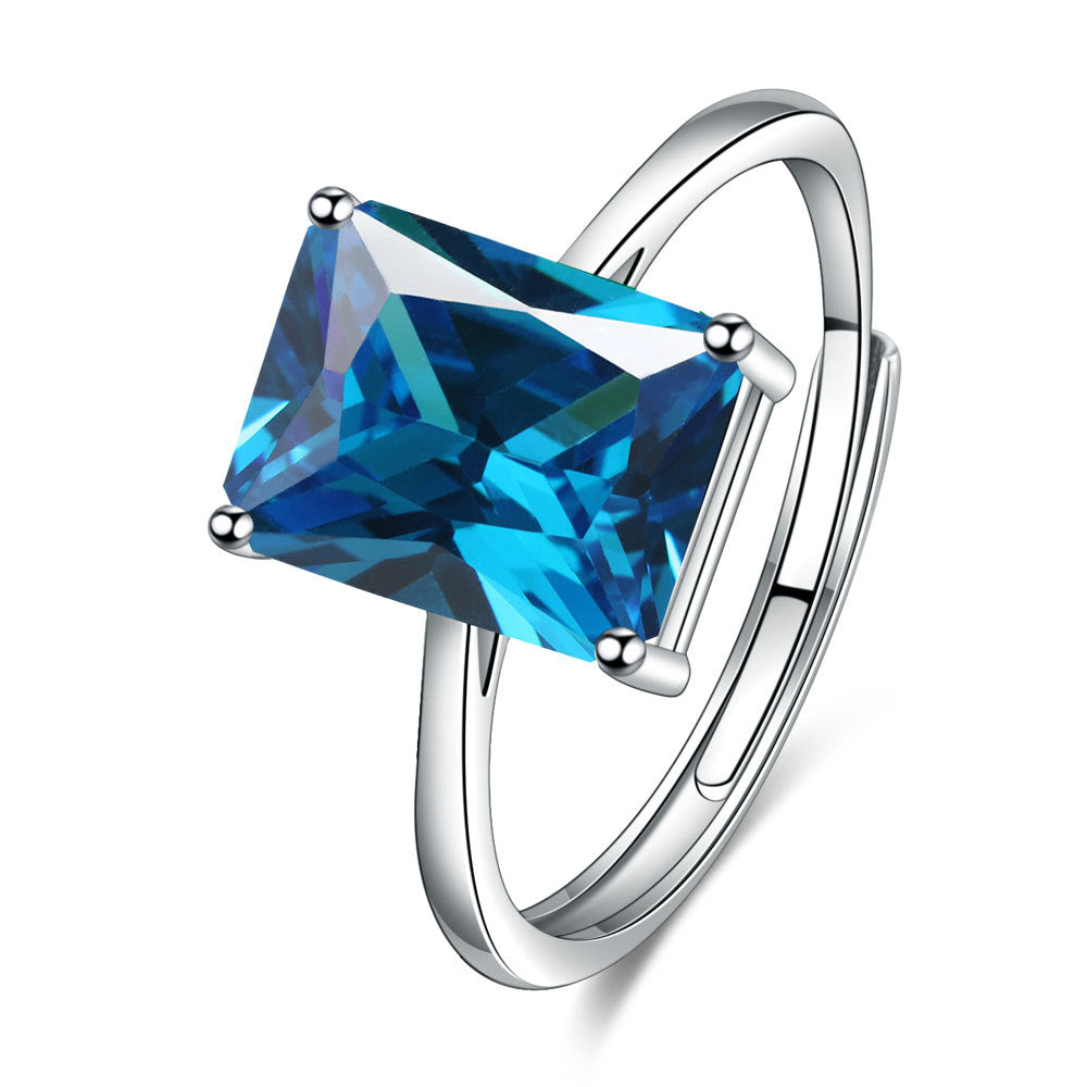 Romantic Fashion Rectangular Female Personality Square Ear Necklaces