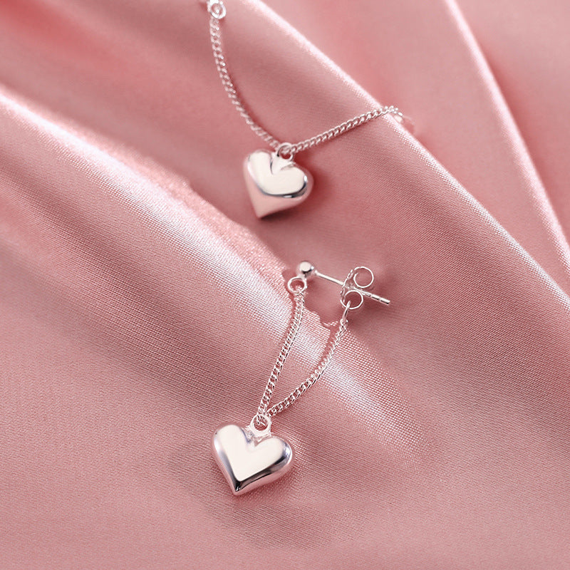 Women's Love Heart High Quality High-grade Niche For Earrings