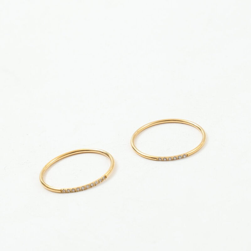Women's Diamond Simple Elegant Basic Fine Titanium Bracelet