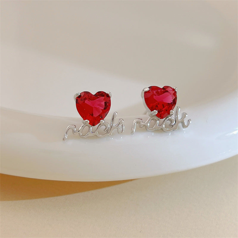 Trendy Niche Design Simple Cold Style High-grade Earrings