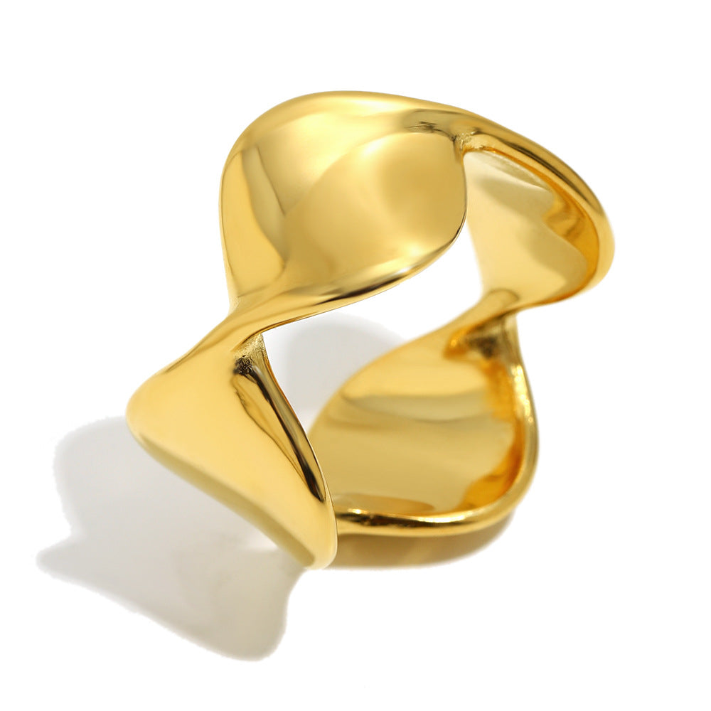 Fashion Simple Stainless Steel Plated Casting Bracelets