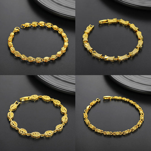 Mori Style Bamboo Leaf Alloy Fashion Bracelets