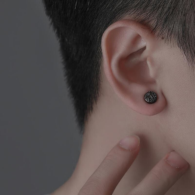 Boucles d'oreilles pour hommes, Piercing d'oreille, Clip magnétique, tendance, Style ethnique