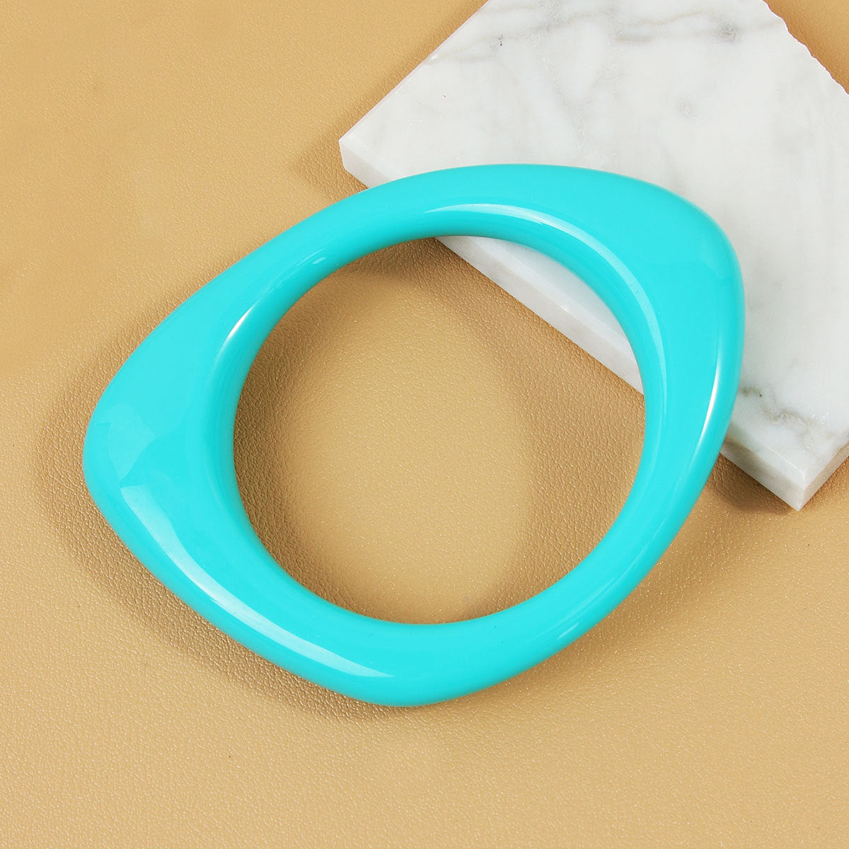 Geometry Pattern Irregular Resin Female Macaron Bracelets