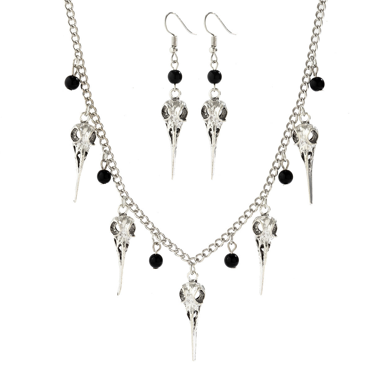 Punk Pointed Ghost Skull Niche Exaggerated Necklaces