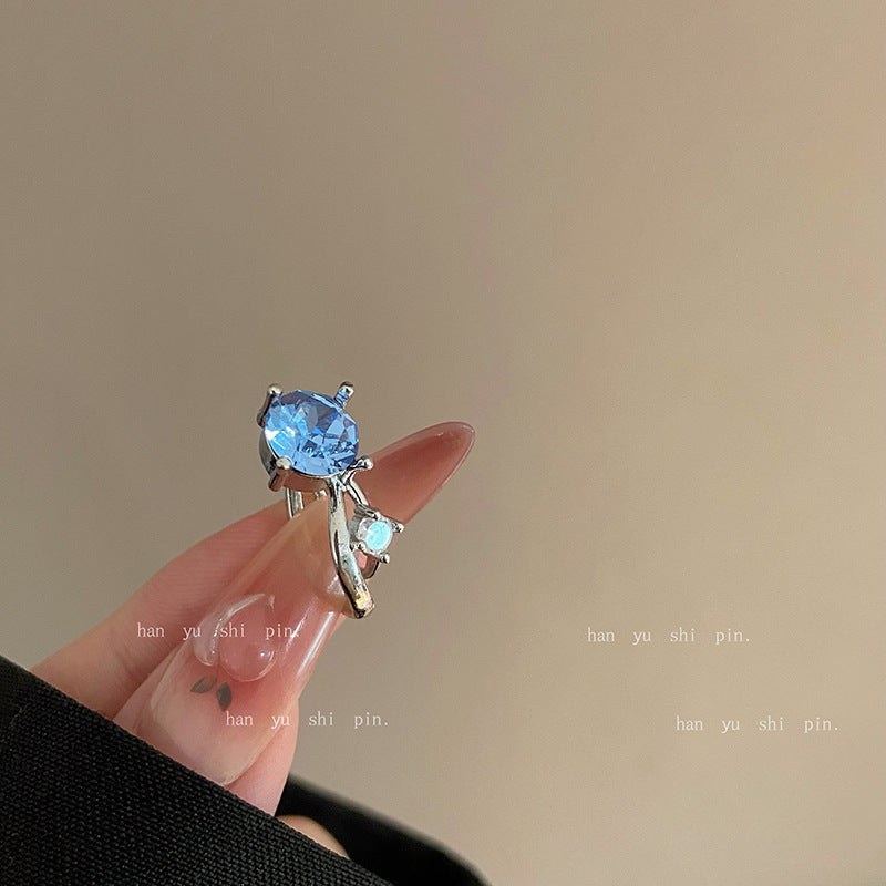 Design Simple Zircon U-shaped Daily Commuting Ear Clip