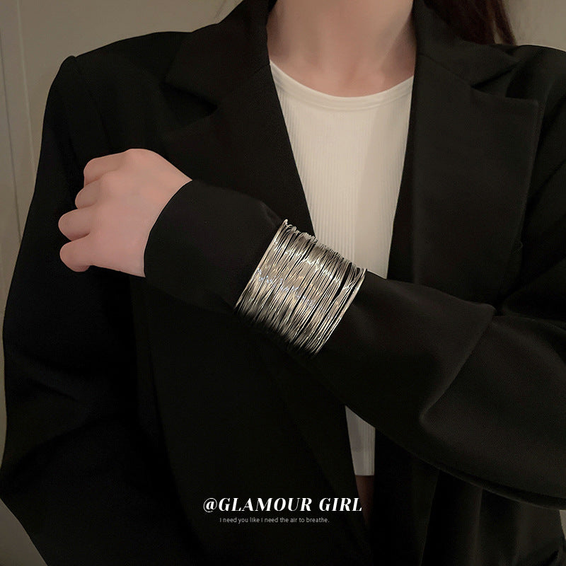 Exaggerated Armband Open-ended Niche Creative Design Personalized Cold Bracelet