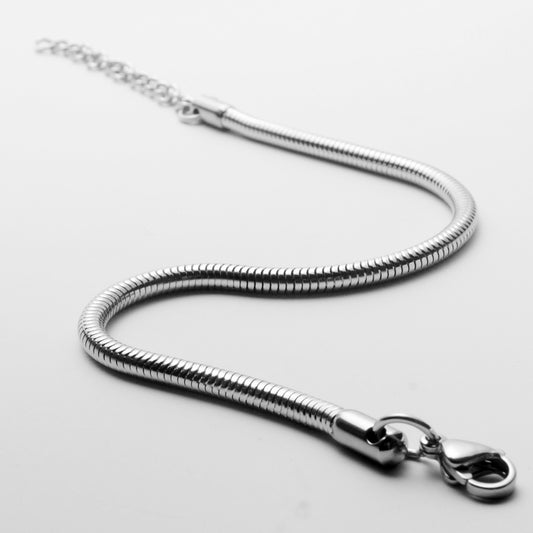 Ornament Stainless Soft Snake Bones Chain Bracelets