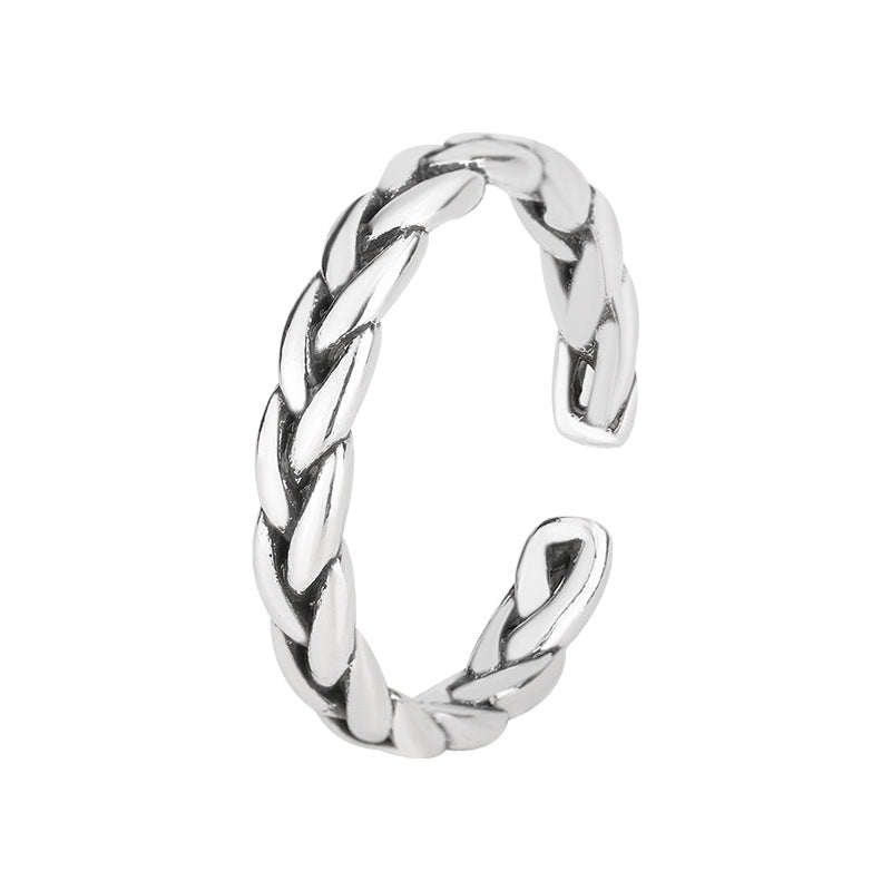 Women's Sterling Sier Vintage Prime Light Luxury High-grade Ring