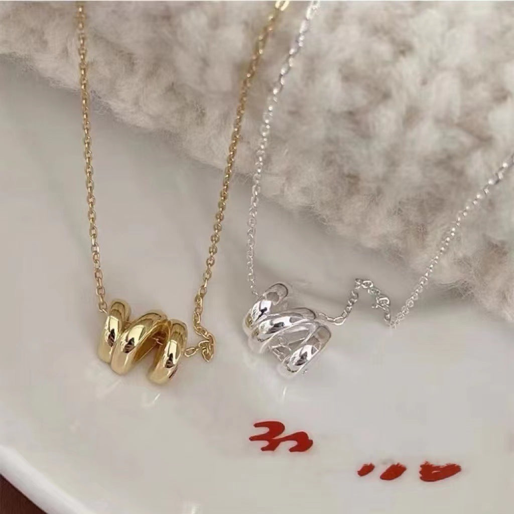 Double Layer Fashionable And Accessories Design Necklaces