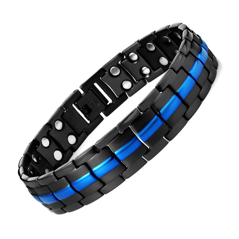 Men's Fashion Simple Back Of Turtle Magnetic Anion Bracelets