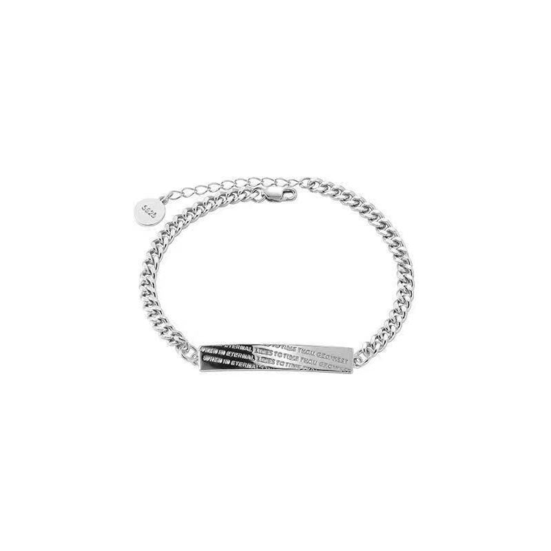 Amour poésie Couple paire Style coréen Simple Niche haute Bracelets