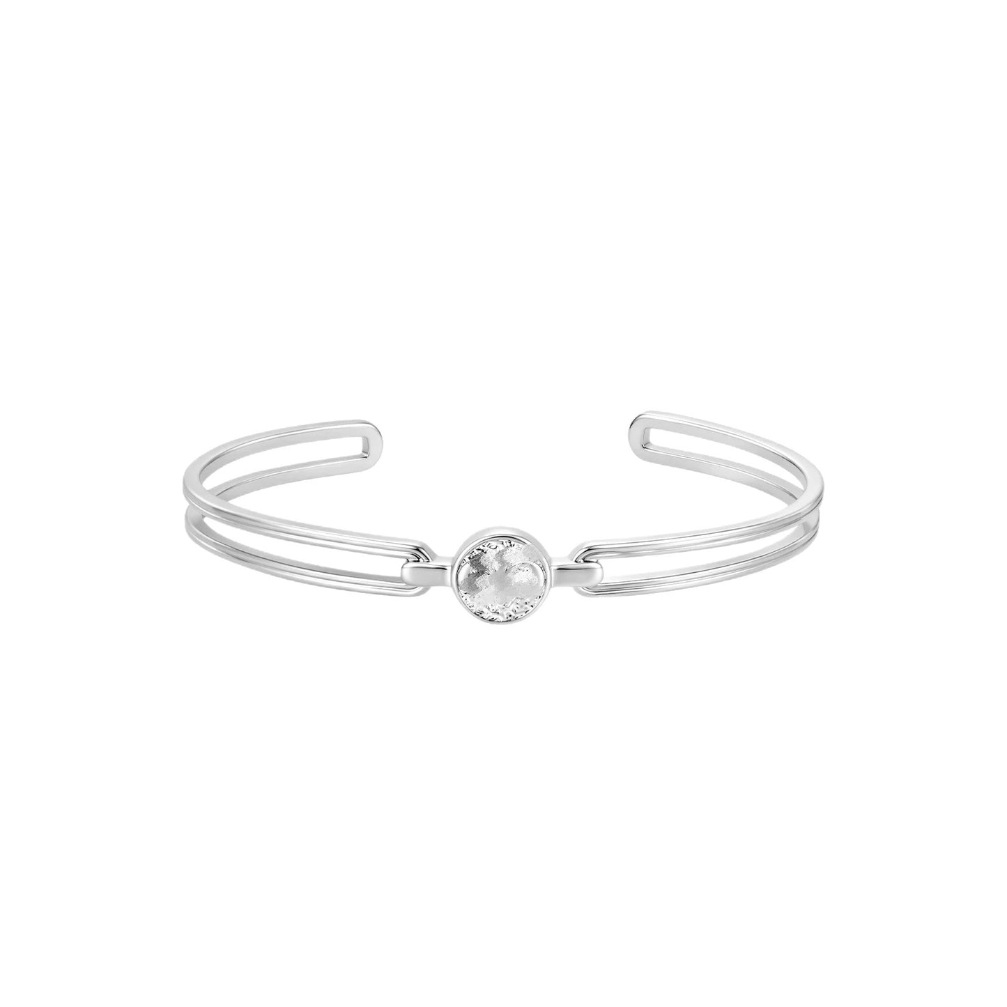Flower-de-luce Embossed Coin Female Light Luxury Design Bracelets