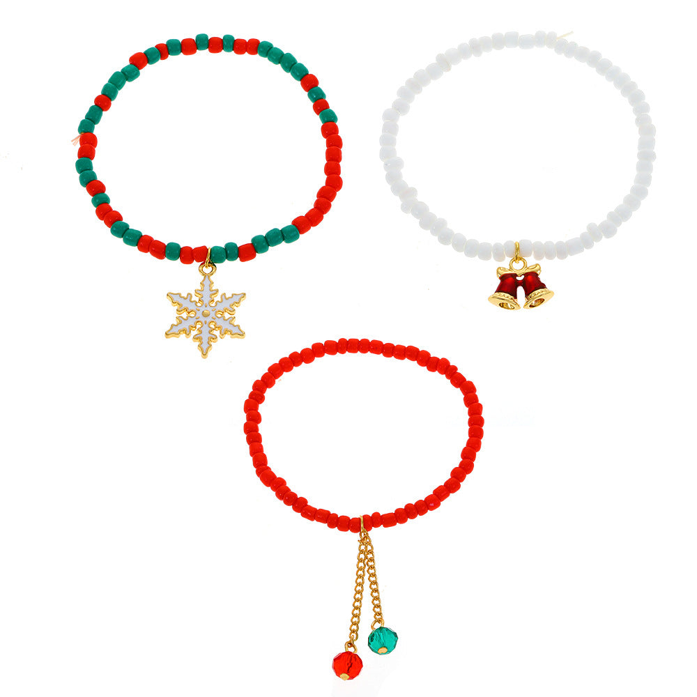 Decorative Gift Small Jewelry Colorful Beads Stringed Bracelets