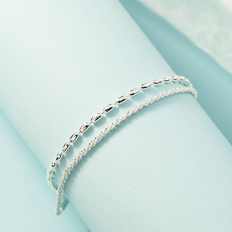 Women's Sparkling Starry Sky Design High-grade Style Fashionable Simple Bracelets