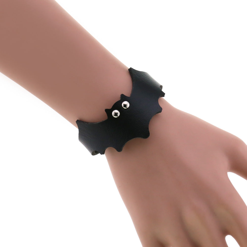 Devil Bat Leather Sexy Creative Cat Eye Bracelets