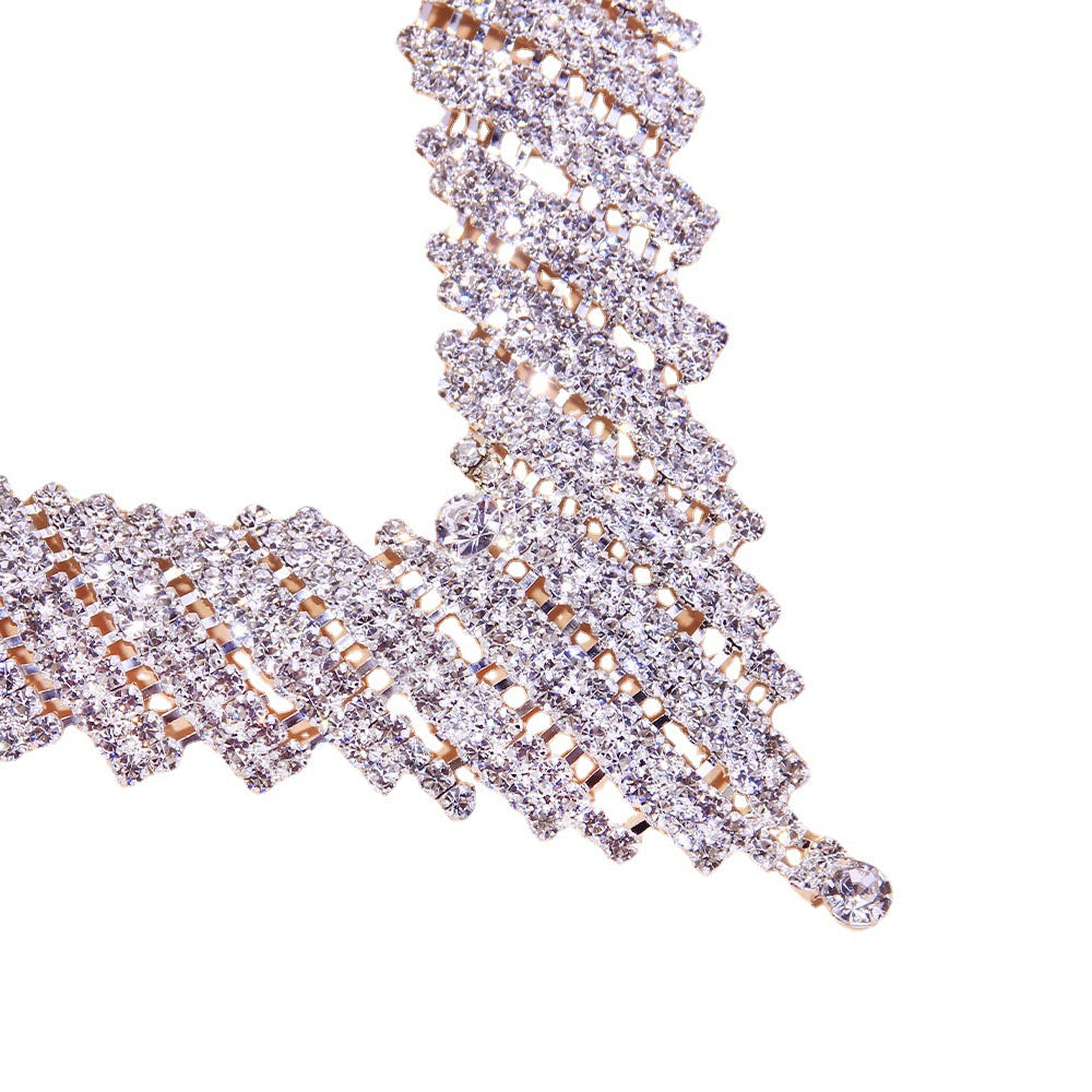 Bridal Wedding Dress Simple Fashion Suit Jewelry Set