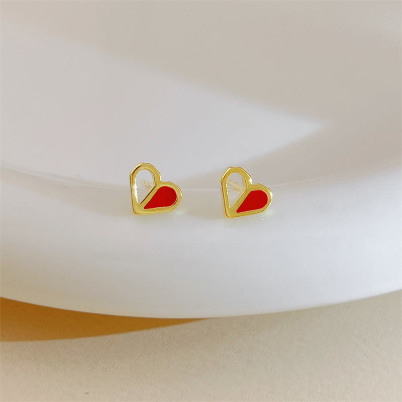 Trendy Niche Design Simple Cold Style High-grade Earrings