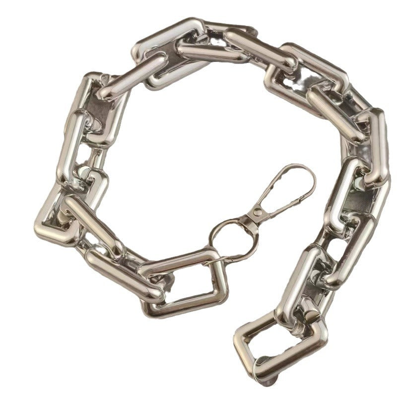 Buckle Geometric Square Chain Cold Wind Hip Necklaces