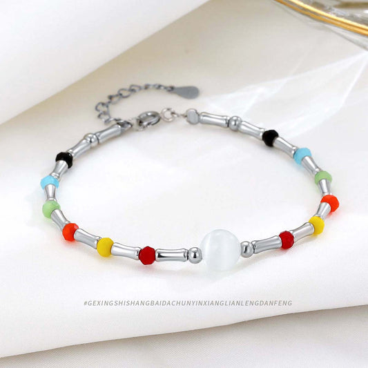 Women's Temperamental Minority High Sense Ornament Crystal Bracelets