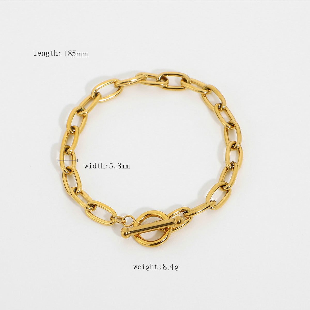 Women's Link Chain Brace Lace Flat Snake Bracelets