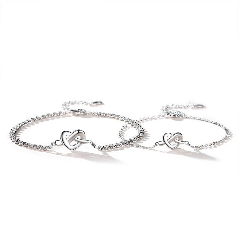 Women's & Men's Knot Couple Pair Of Cold Wind Interwoven Love Simple Niche Bracelet