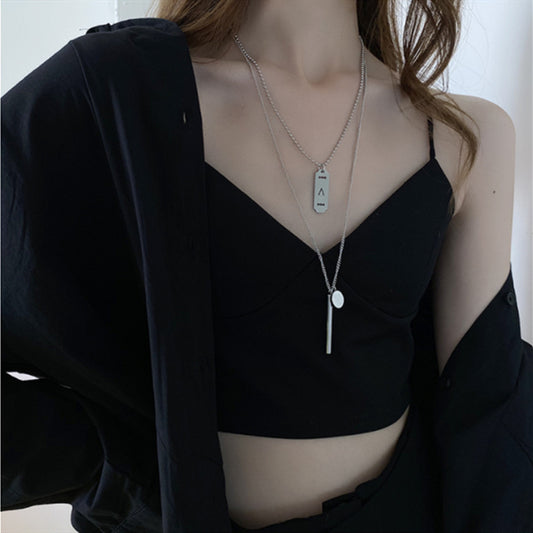 Women's & Men's & Sweater Chain Long And Trendy Hip Hop Necklaces