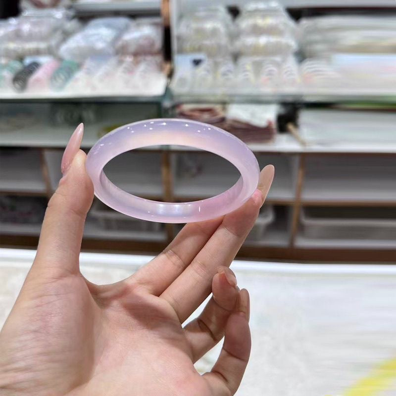 Women's High Ice Taro Transparent White Moonlight Bracelets