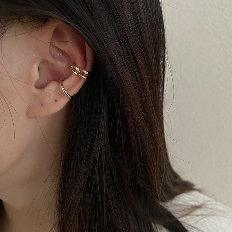 High-grade Chain No Pierced Female Elegance Retro Ear Clip