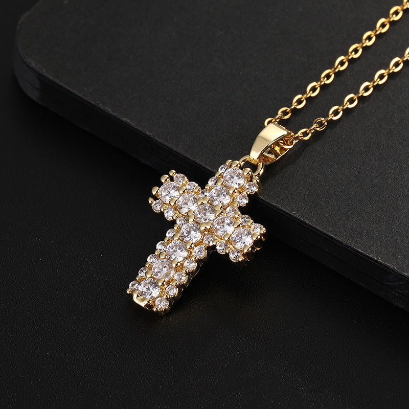 Women's Creative Design Color Zircon Clavicle Chain Necklaces