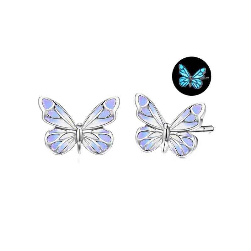 Light Fairy Purple For Design Luminous Stud Earrings