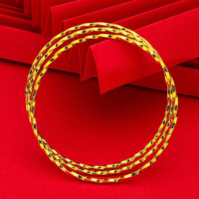 Classy Women's Vietnam Placer Gold Fine Bracelet