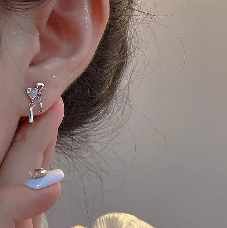 Mosquito Coil No Pierced High-grade Sense Pearl Vintage Flower Ear Clip