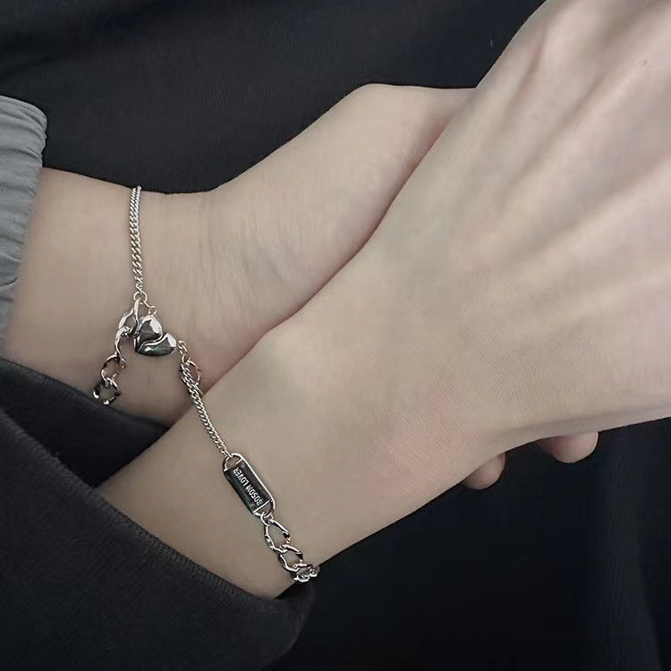 Magnetic Couple Pair Niche Korean Simple Valentine's Day Bracelets