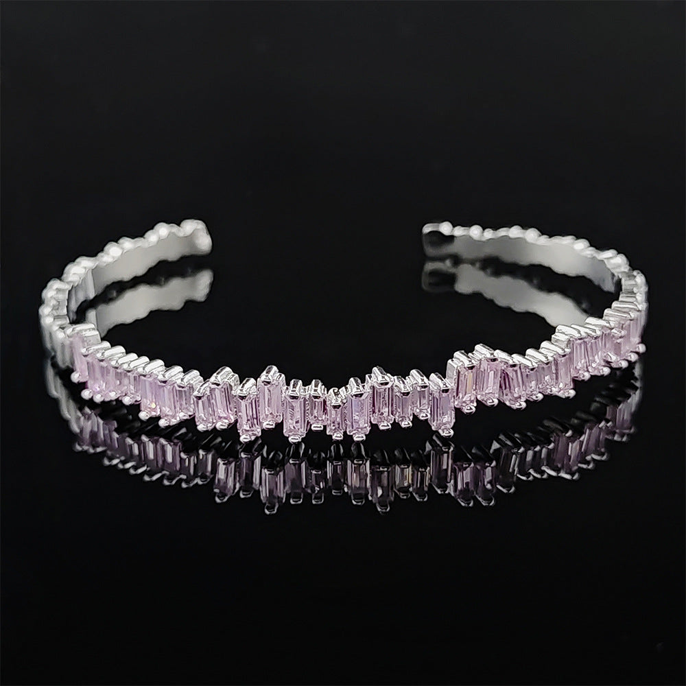 Women's Luxury Micro Inlaid Zircon Simple Hand Bracelets