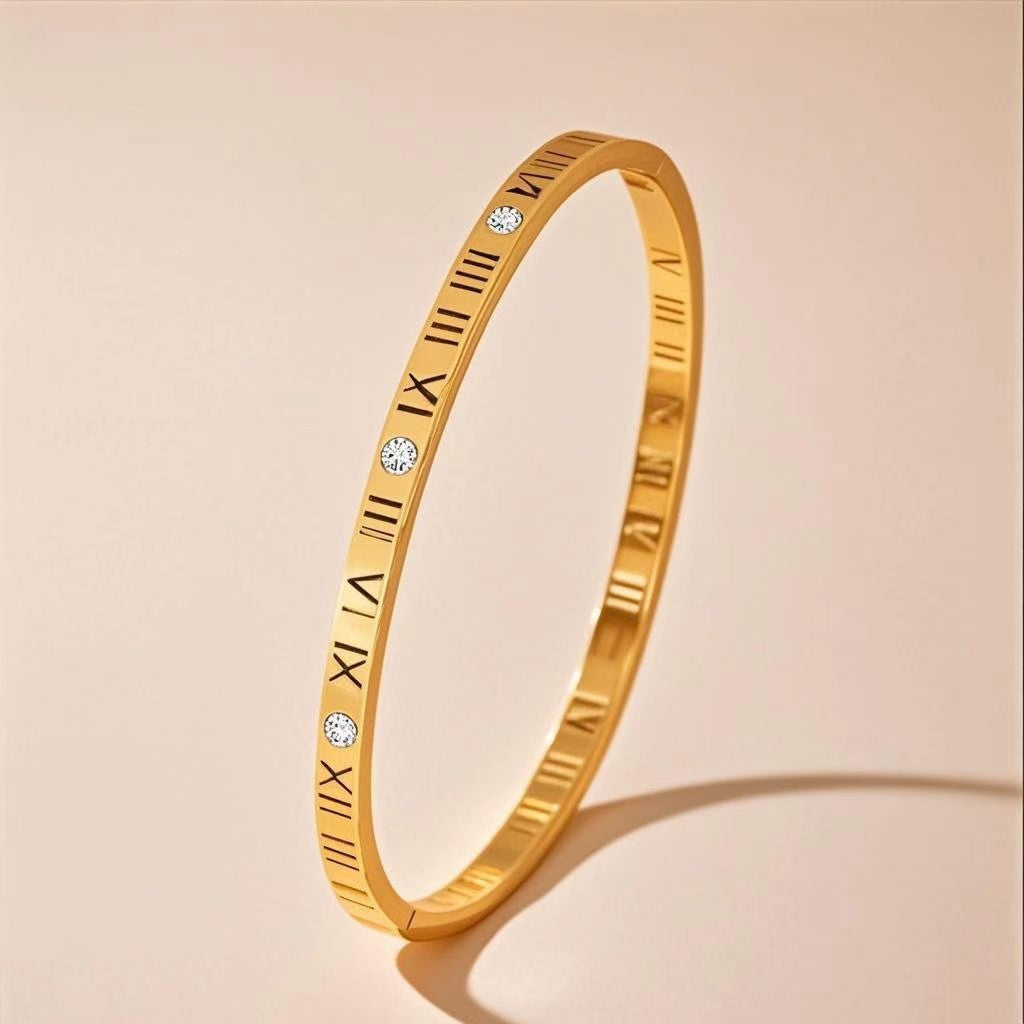 Steel Rose Gold Does Not Fade Stainless Affordable Luxury Fashion Bracelet