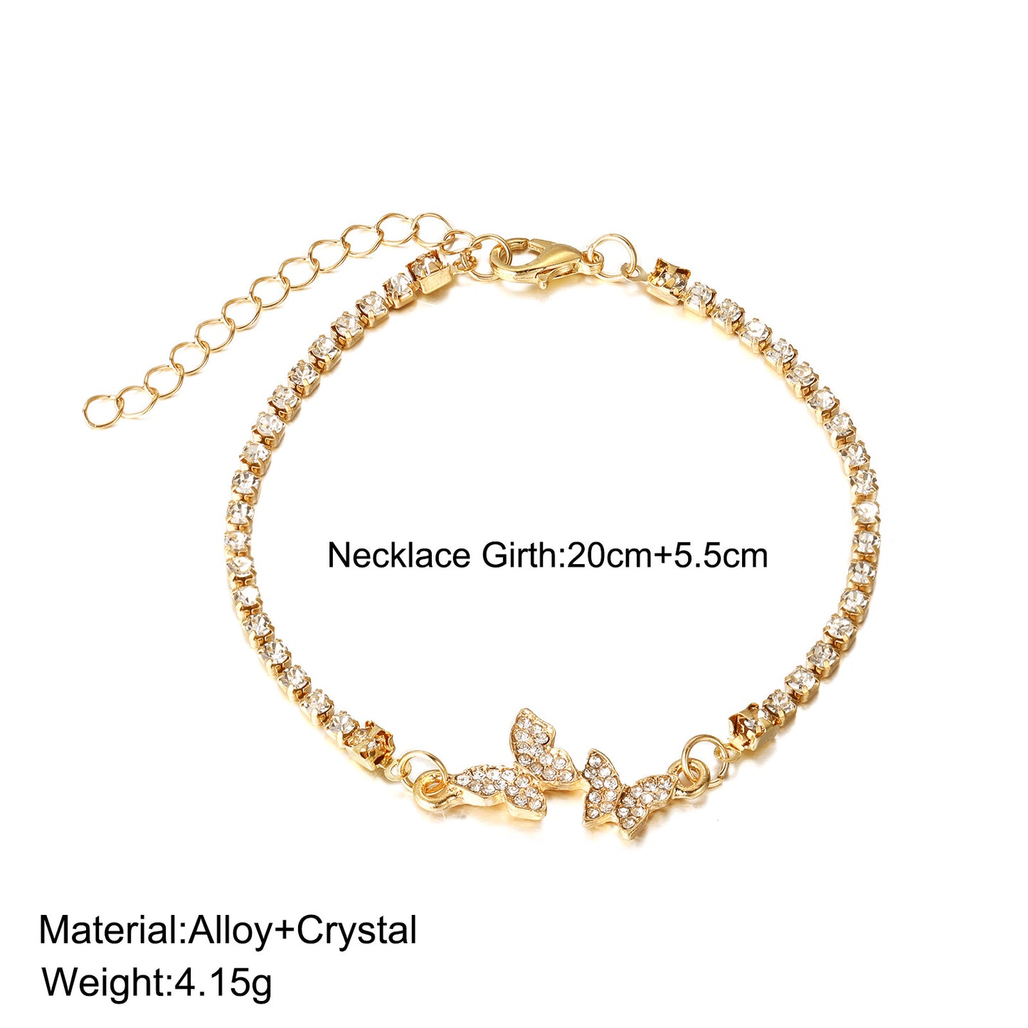 Full Diamond Light Luxury Minority Delicate Bracelets