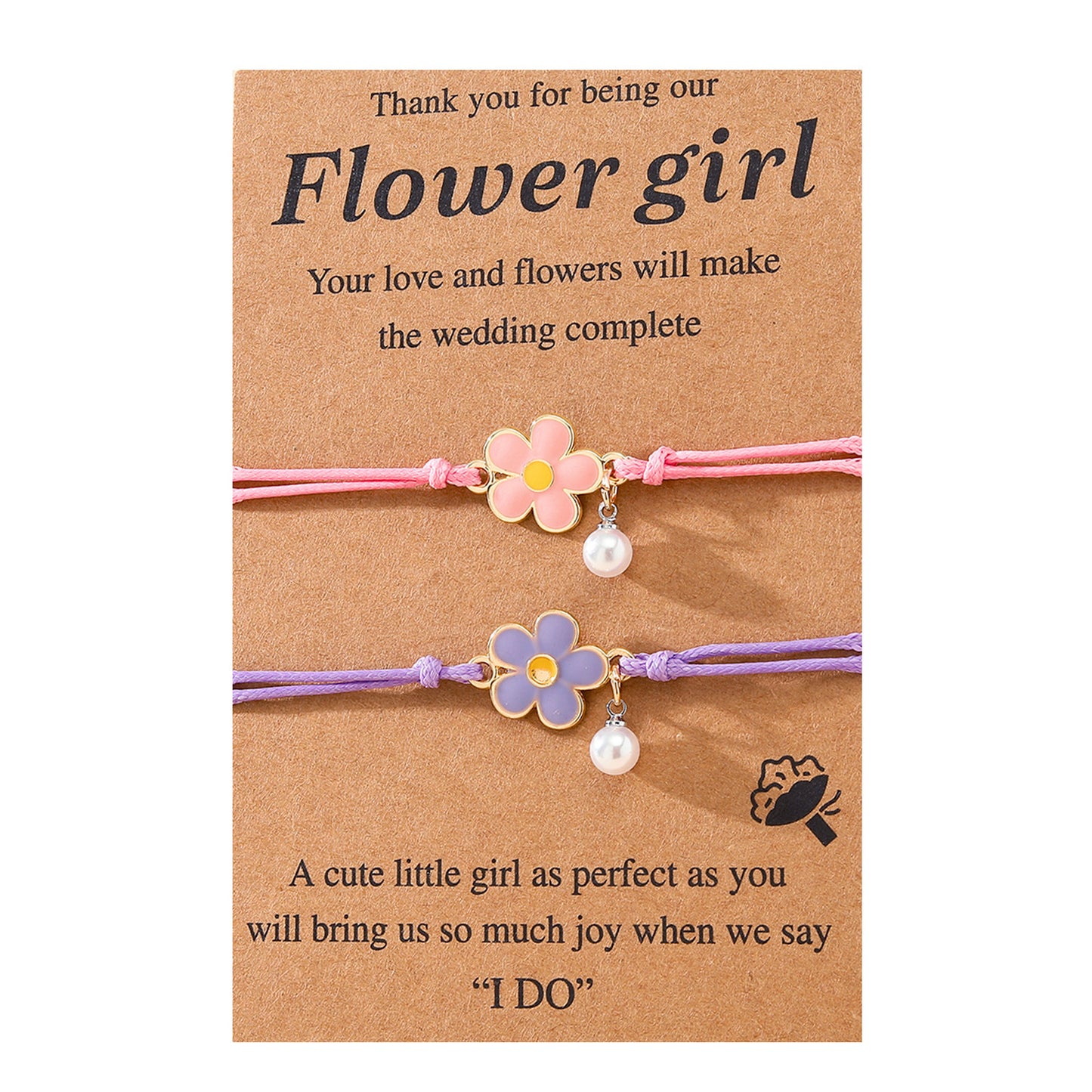 Personalized Flower Color Matching Small Fresh Bracelets