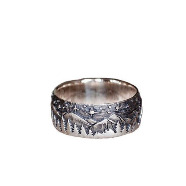Women's & Men's Loyal Wolf Couple Retro Simple Fashion Ring