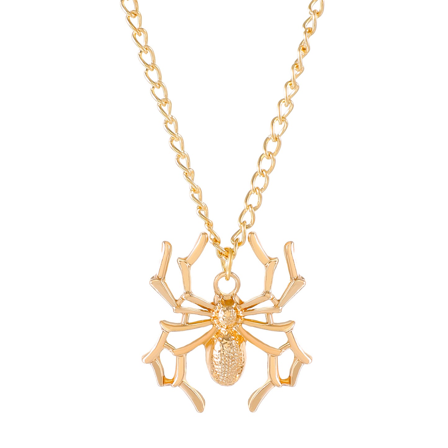 Spider Pendant Street Shot Punk Three-dimensional Necklaces