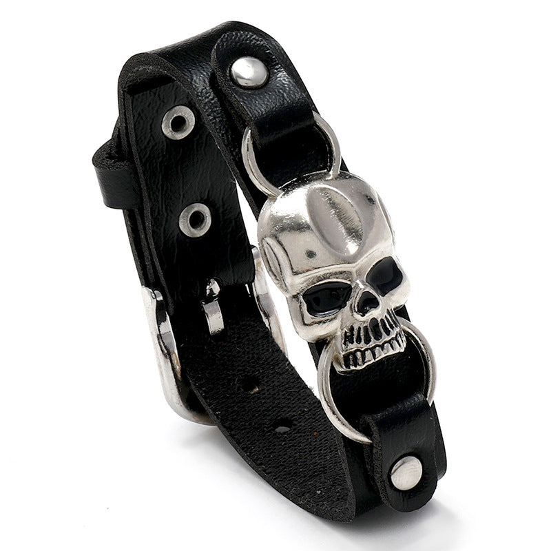 Skull Leather Personality Street Trend Ornament Bracelets