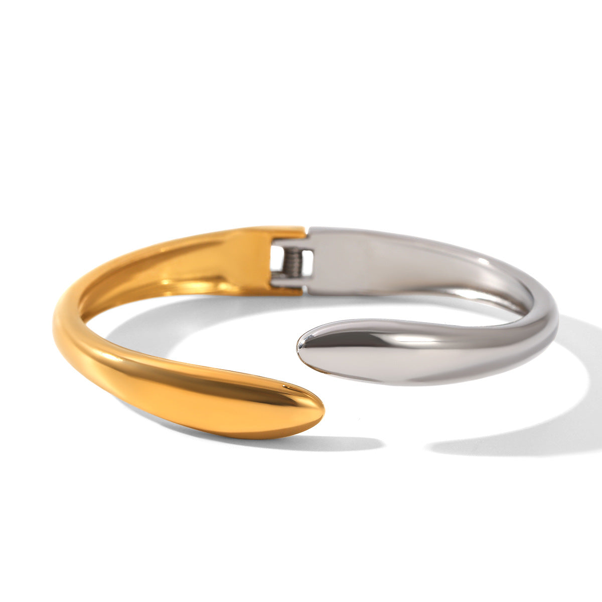 Sier Color Matching Titanium Steel Personality Simple Irregular Bracelets
