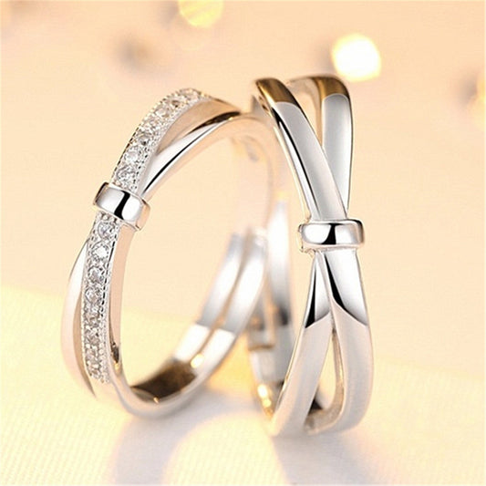 Love Open Boyfriend And Girlfriend Valentine's Rings