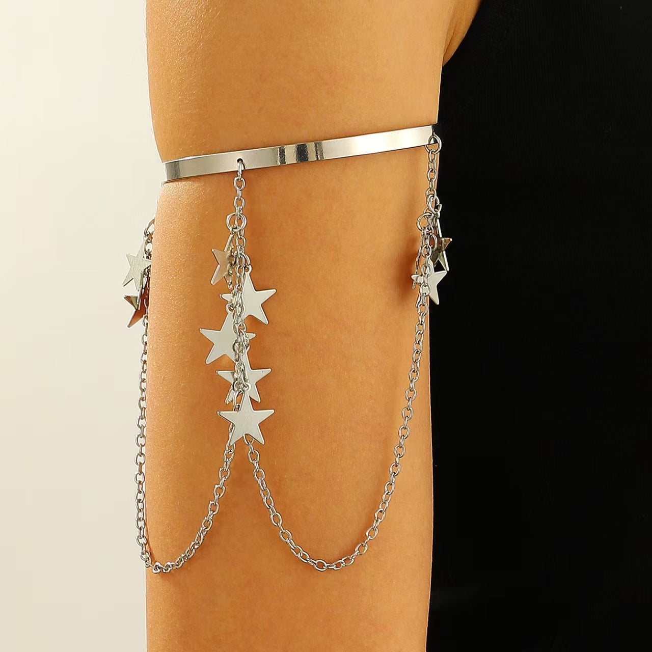 Chain Strip Armband High-grade Exquisite Versatile Opening Bracelets