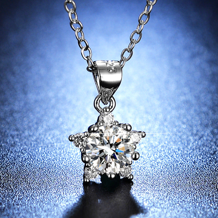 Live Streaming On Imitation Moissanite Swan Necklaces