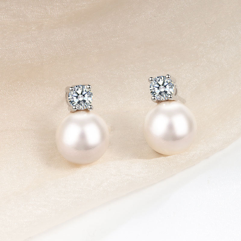 Drama World Kim Ear Imitation Pearl Earrings