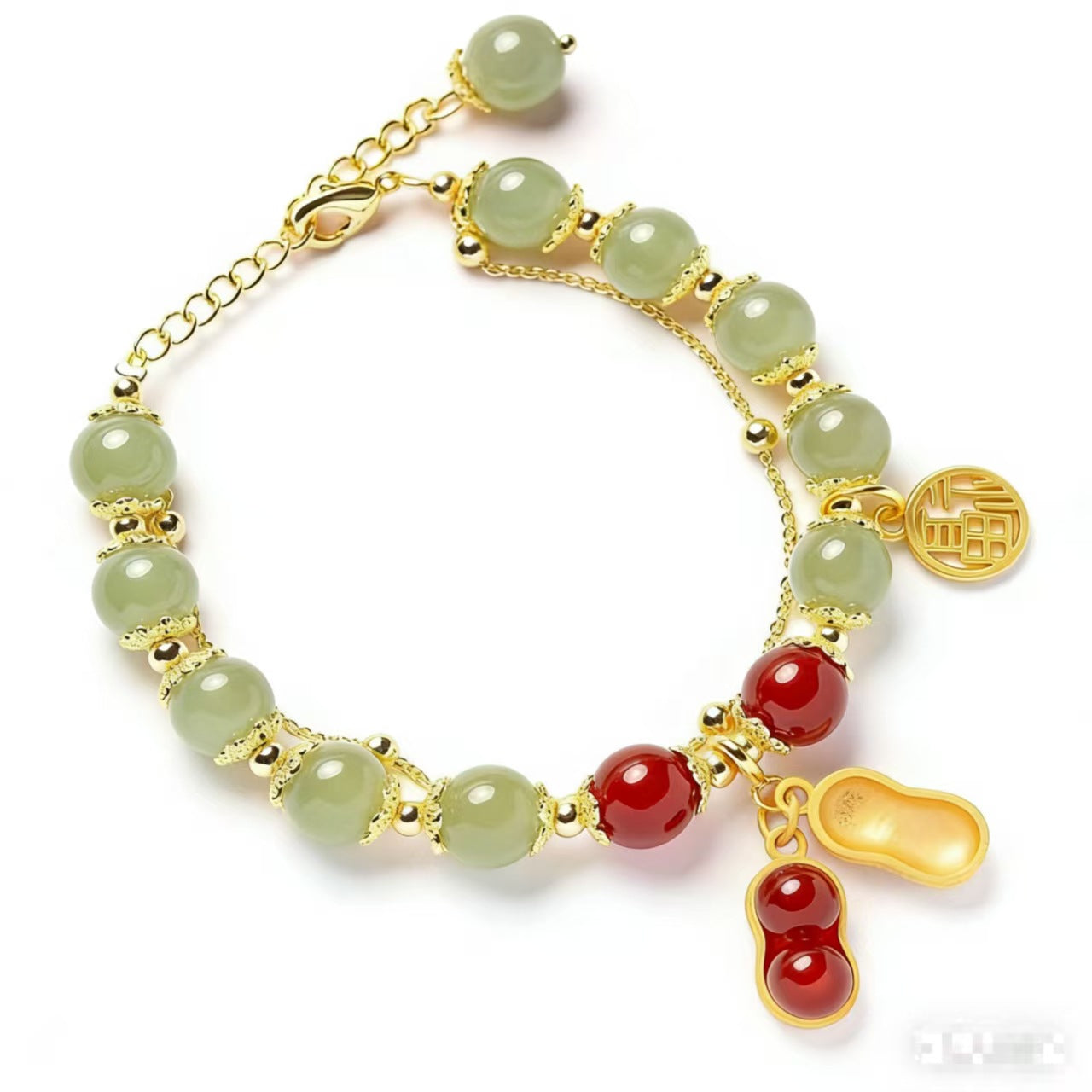 Style Imitation Jade Peanut Exquisite Fashion National Bracelet